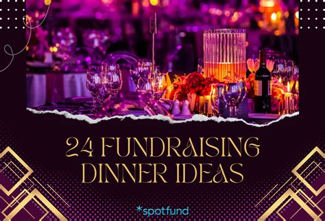 fundraising dinner ideas for nonprofit organizations|24 Creative Fundraising Dinner Ideas .